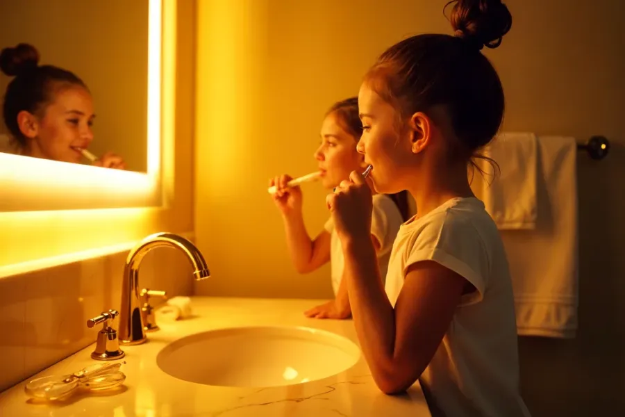 bathroom vanity mirror